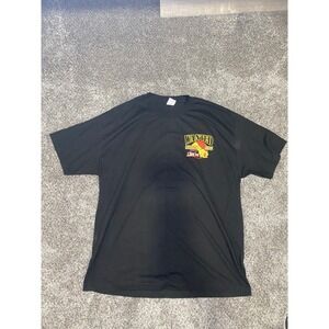 Allin Clothing Co Mens XL Black Graphic Shirt Dont Stress Just Press Craps Dice
